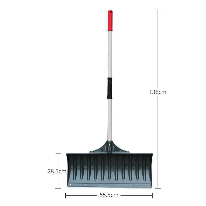 New Arrival Thickened Manganese Steel Large Capacity Easy Assembly Anti-Skid Explosion-Proof Safe Reliable Wheeled Snow Shovel