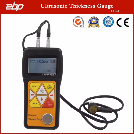 0.01mm精度ハンドヘルド超音波厚さ計 Ut